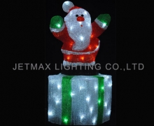 Acrylic Santa light wi